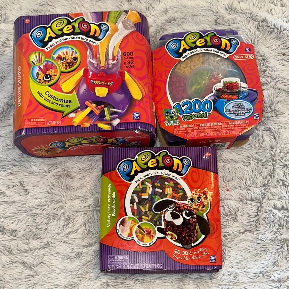 PAPERONI Colorful Kids Building Set
